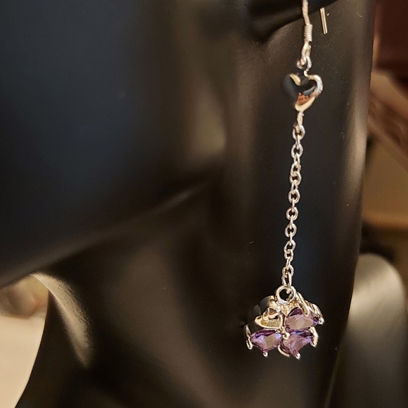 Gorgeous sterling silver drop earrings - Picture 4 of 8